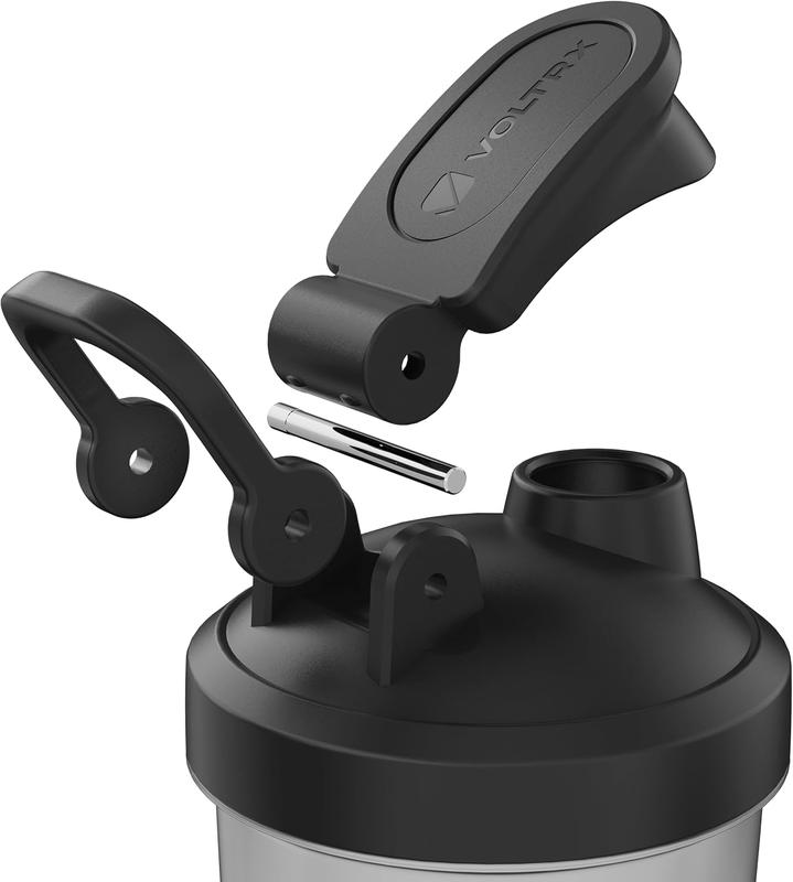 VOLTRX Premium Electric Protein Shaker Bottle, Made with Tritan - BPA Free - 24 oz Vortex Portable Mixer Cup/USB C Rechargeable Shaker Cups for Protein Shakes