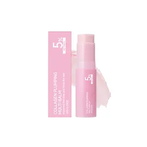 PDRN Pink Collagen Volume Multi Balm | All In One Volufiline, PDRN, NAD Stick for Youthful-Looking, Helping Look of Fine Lines, Firming Care, Anti-Aging Care | For Under-Eyes, Neck, Forehead, Smile Lines, Lip Care | Korean Skincare