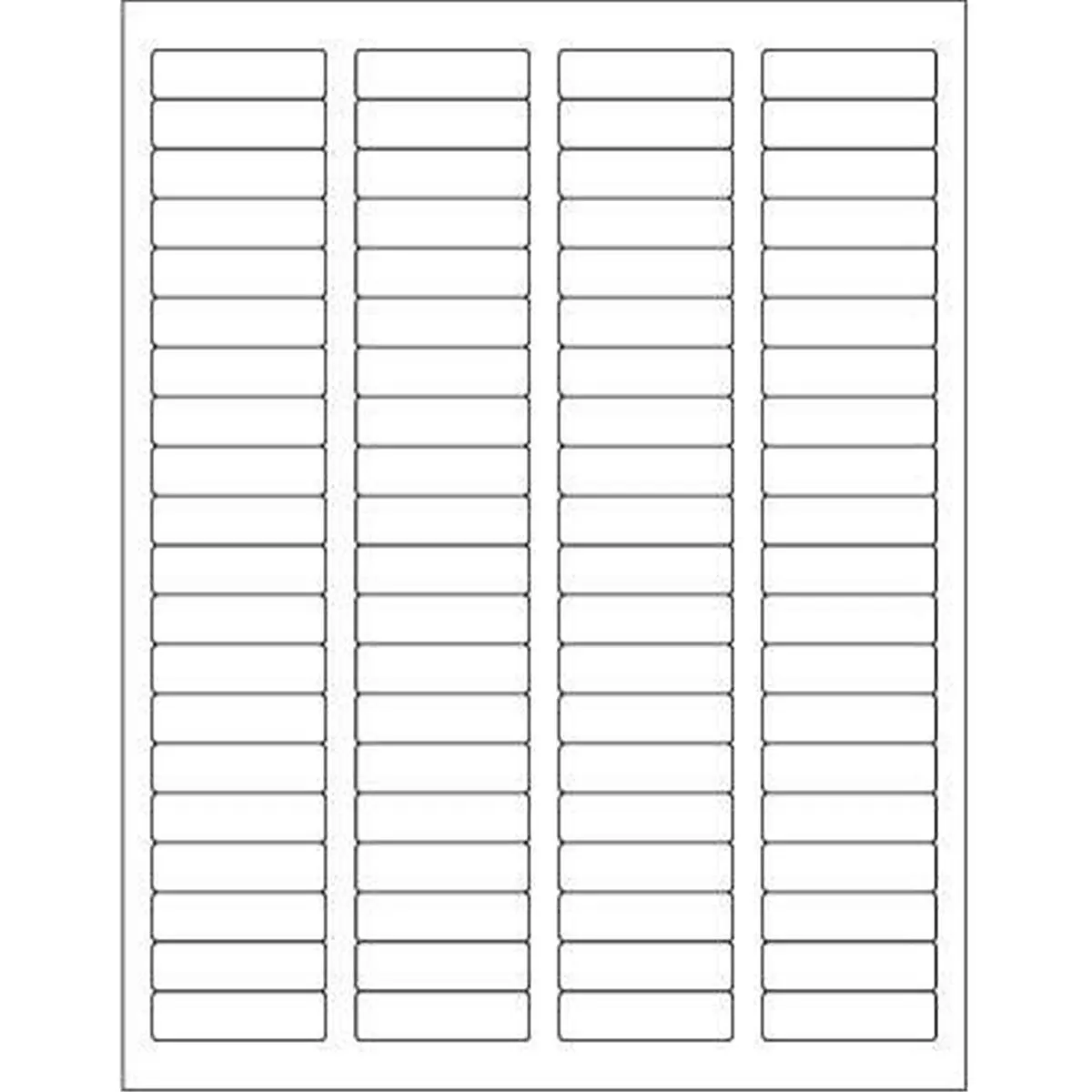 212 MAIN Weather-Resistant High Adhesive Self-Adhesive Laser Sticky Labels, 1.75x0.5 in, for Laser Labeling, 8000-Count Pack, Office Stationery Supplies, High Adhesive Stickers