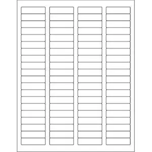 Box Partners  1.75 x 0.5 in. Weather-Resistant Laser Labels - Pack of 8000