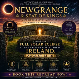Newgrange, Ireland. Total Solar Eclipse August 12-16 2026