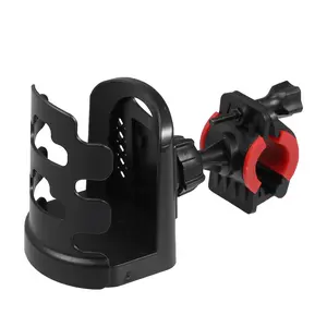 Motorcycle Bicycle Boat Golf Cart Cup Holder ATV Drink Holder Handlebar Universal Bike Water Bottle Cages Black