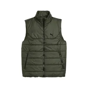 PUMA Mens Essentials Padded Vest Athletic Outerwear Casual - Green