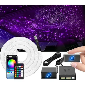 Fiber Optic Starlight Headliner Kit – 400 Twinkling Stars, Music Sync & Meteor Mode| DIY for Car, Truck, SUV