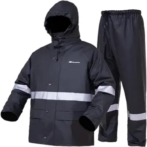 Rain Suits for Men Waterproof Rain Gear Jacket Coat with Pants