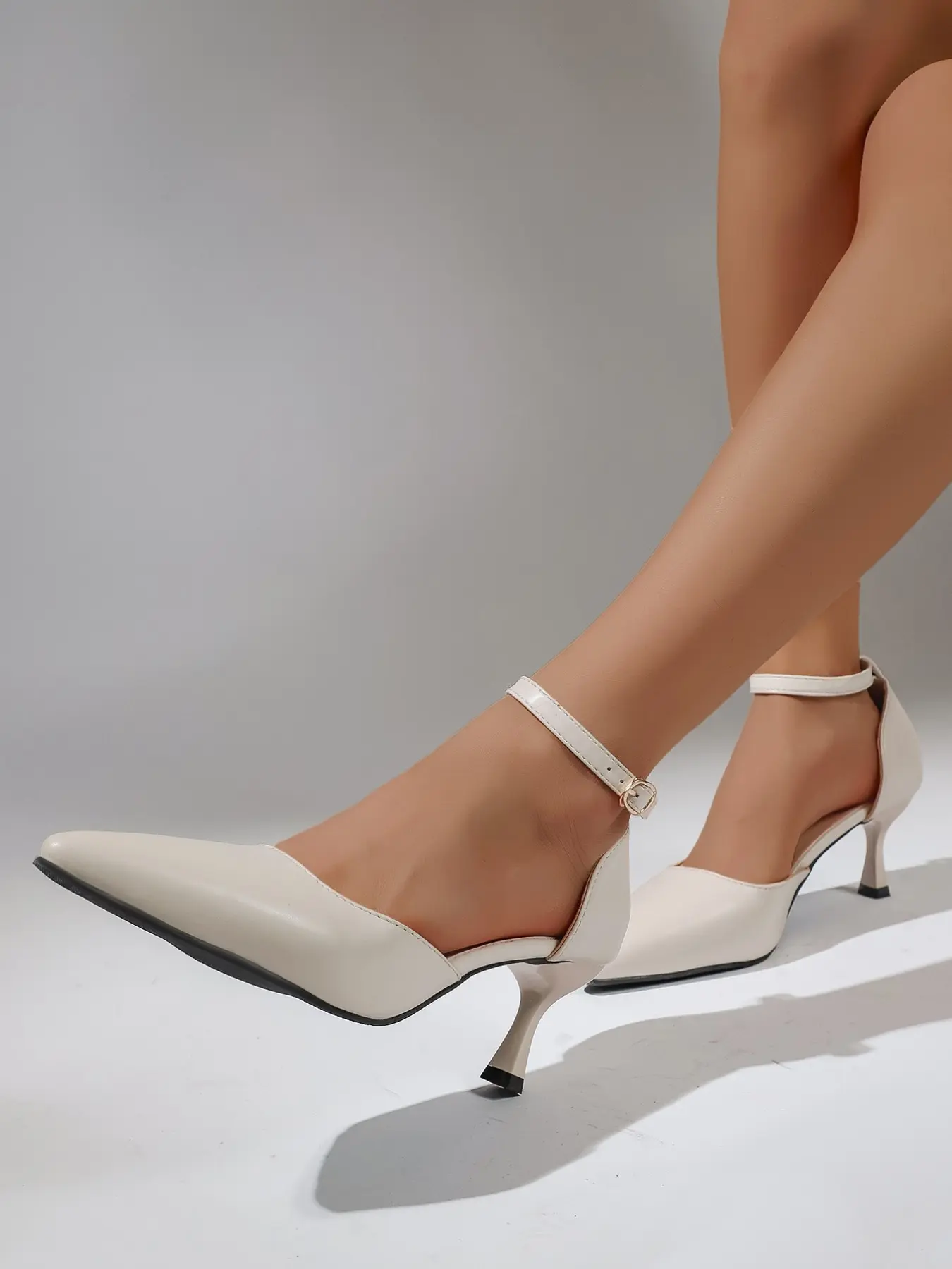 2026 New Multi-Color Kitten Heel Pumps Women Footwear - Fashionable Party Shoes, Elegant Evening Footwear, Strappy Heels, Adjustable Buckle Ankle Strap, Low Stiletto Heel, Comfortable for Date Night Bridesmaid Formal Events
