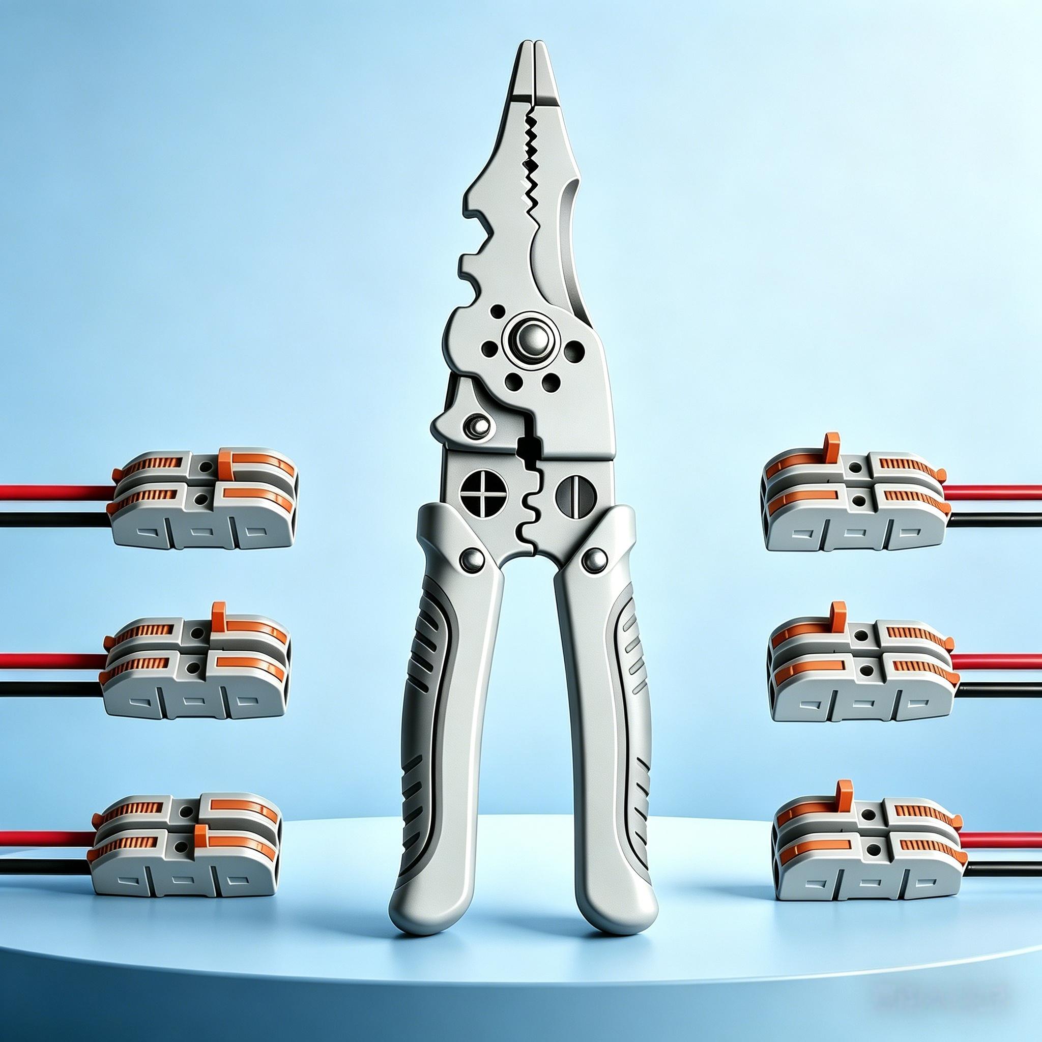 RVBOATPAT 50 PCS Wire Connectors Kit, 1 to 1 Inline Electrical Lever Wire Connectors Nuts Push-in Quick Conductor Combination Compact Splicing Connectors 28-12 AWG