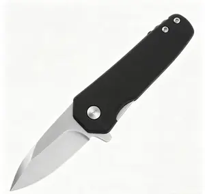 Minimalist Black Handle EDC Folding Knife
