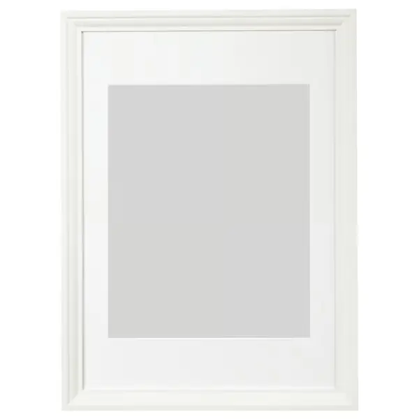 Frame, white, 19 ¾x27 ½ "Picture frames, poster frames, wall-mountable horizontally or vertically - slide-in frame strips, scratch-resistant wall gallery frames.