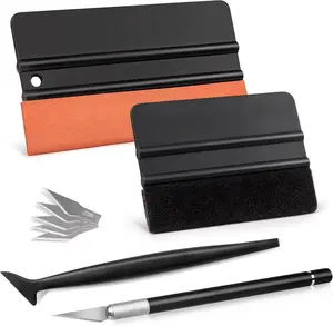 Window Tint Kit, Profession Tool Kit Vinyl Wrap for  with Craft  and , 2 count Felt  (5.03" & 3.9"),   for  Window Tint Installation Kit