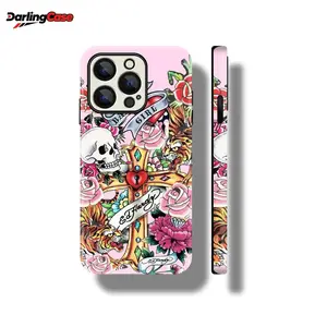 DarlingCase Durable Hardy-Inspired Protective Phone Case for iPhone 11, 12, 14, 15, 16, 17 Pro Max Stylish Y2K Aesthetic Accessories for Pro Max, Trendy Fashion for Enthusiasts