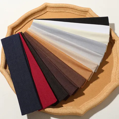 12pcs Elastic Sport Hairbands, Plain Color Yoga Headband, Casual Fitness Hair Accessories, Stretchy Headbands, All Seasons Wear, No Ca Prop 65