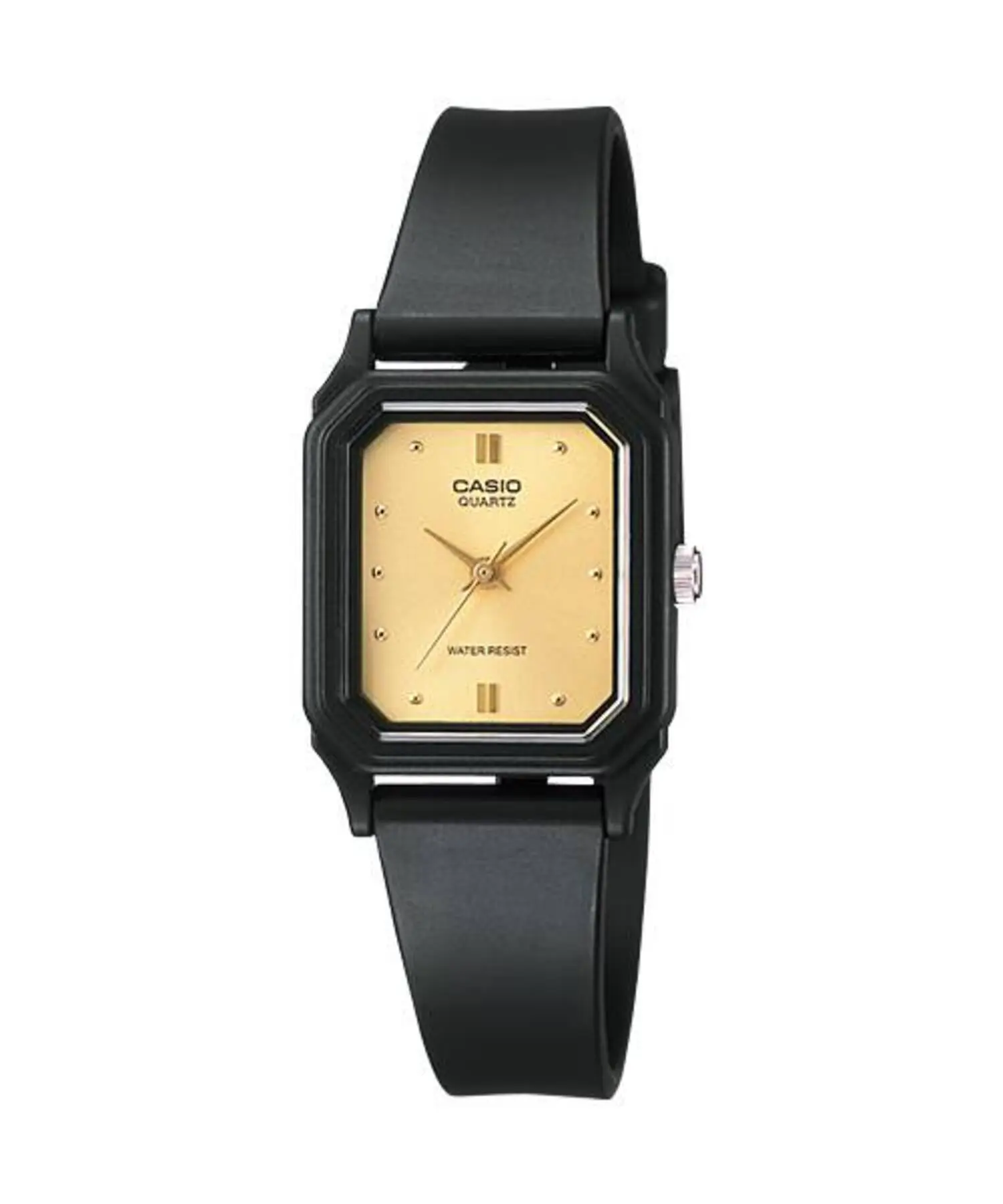 Casio Women’s Black Watch with Gold Dial - LQ-142E-9A
