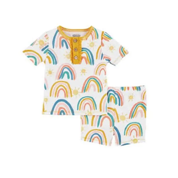 Women's Rainbow Pajamas, Comfortable Nightwear, Soft Loungewear, Breathable Underwear for Women