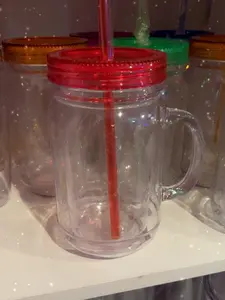30 oz Tumblers with Colored Lids and Straws Vibrant Red Lid Perfect for On-the-Go Beverages Matching Straw