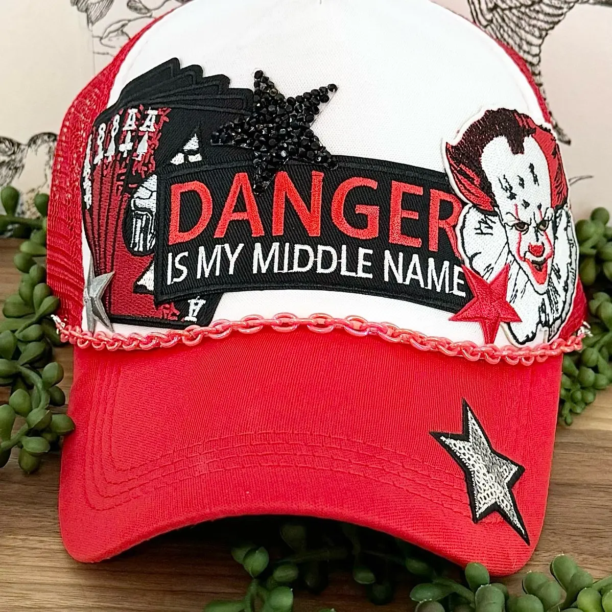 Pennywise Clown Trucker Style Patch Hat for Men and Women