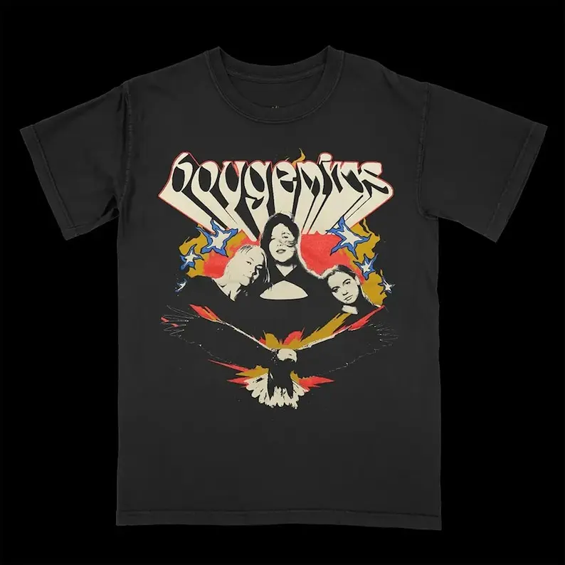 Vintage Boygenius Sweatshirt, Boygenius Band 2024 Tour Shirt, Indie Rock Music Tour 2024 Shirt, Indie Music Shirt,Reset Tour Graphic Tees Menswear Top