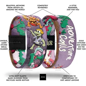 Fraggle Rock Bracelet NFC Daily Inspirational Affirmation Bracelet for Women & Men, Nostalgic Gift for Fans, Positive Messages Every Tap, Waterproof Reversible