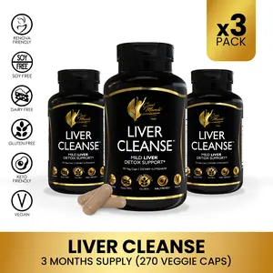 3 Bottles of Coco March N.M.D Liver Cleanse, Healthy Digestion Support, Nutrient Rich, Antioxidant Properties - 90 Capsules Healthcare Supplement Dietary
