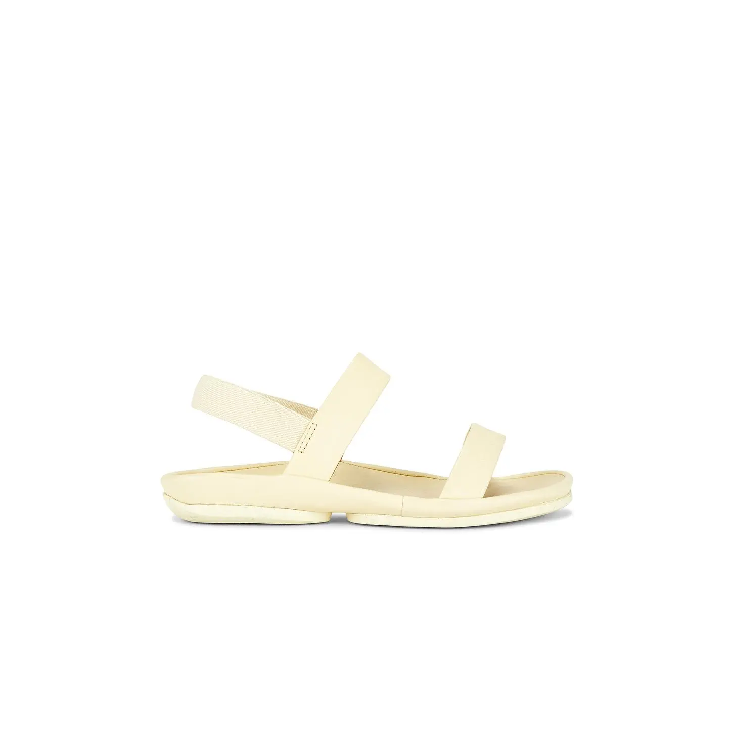 Camper Right Isla Sandal in Light Pastel Yellow