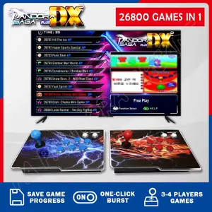 Sorotech Saga DX2 Retro Arcade Games, 720P HD, 2–4 Players (US Plug)