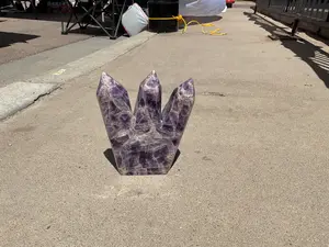 Natural Dream Amethyst triple point