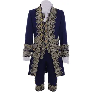 Men's Victorian Costume Rococo Costume Suit Prince Cosplay Regency Costume for Halloween