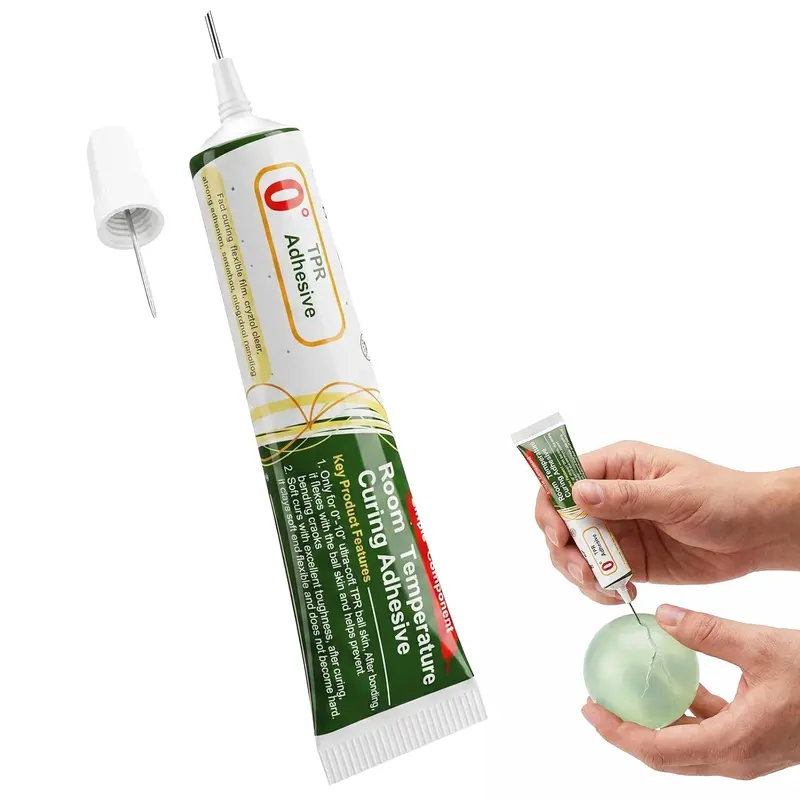 Squishy Glue - 20ml Flexible Adhesive with Precision Metal Tip for TPR, TPU, TPE, Silicone Repairs, DIY Crafts & Small Item Fixes