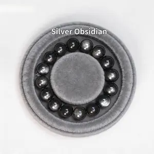 Natural Silver Obsidian Healing Bracelet