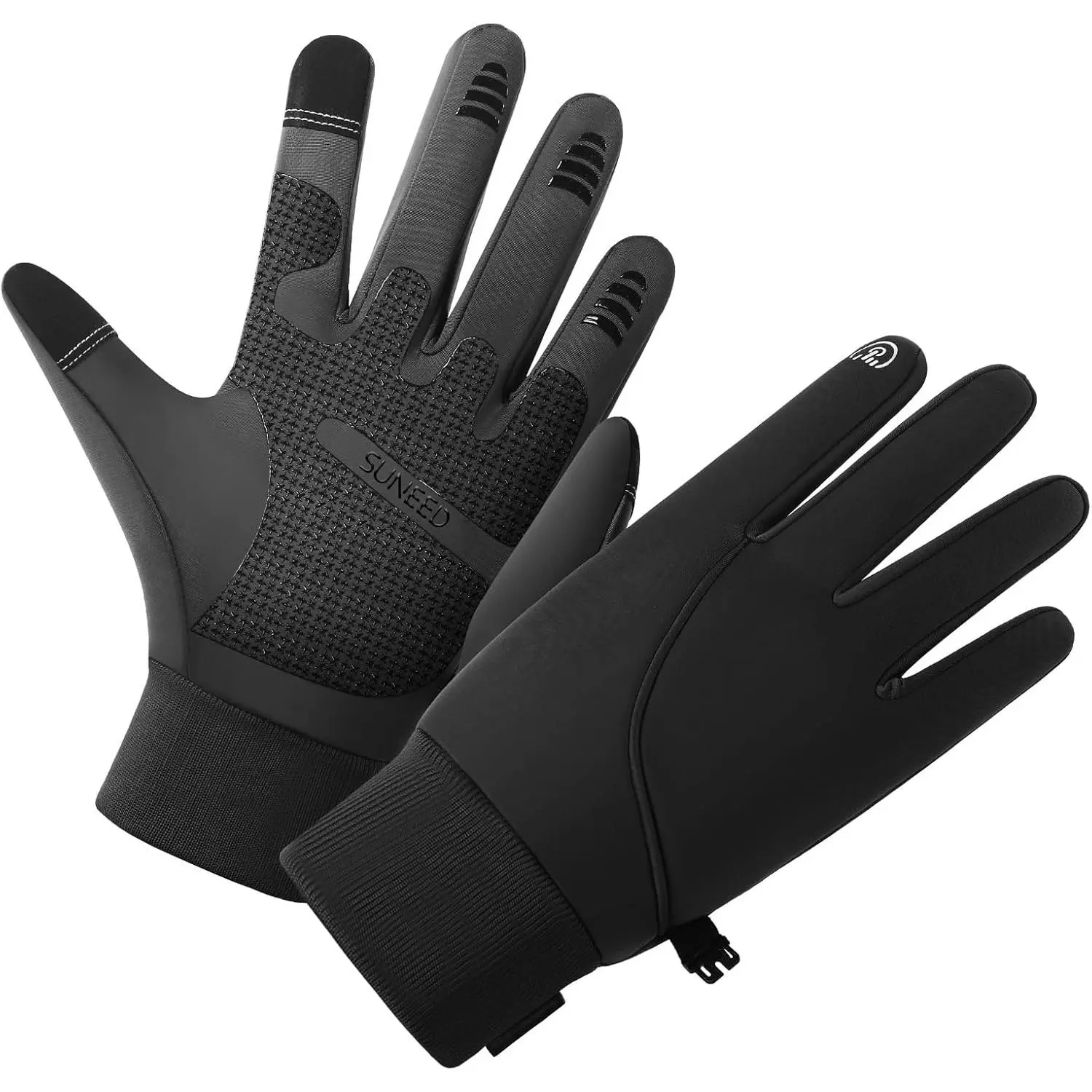 Men's-Women's Thermal Fleece Winter Sports Gloves - Waterproof, Touchscreen, Lightweight for Skiing, Climbing, Driving - Thermal Wear Snowmobile Accessories, Anti-Static, Conductive Pu, Elastic Wrist