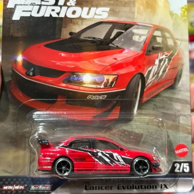 Premium Mitsubishi Evolution Diecast Car Fast and Furious 1:64 scale
