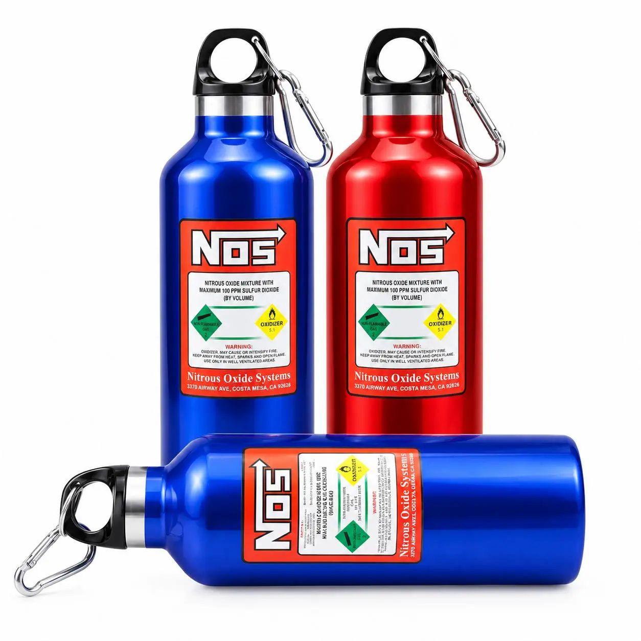 1Pcs Portable Stylish NOS Nitrogen Cylinder Vacuum Stainless Steel Insulated Cup - 500ML/750ML Tumbler, Car Interior Accessories, Automotive Drinkware Flask