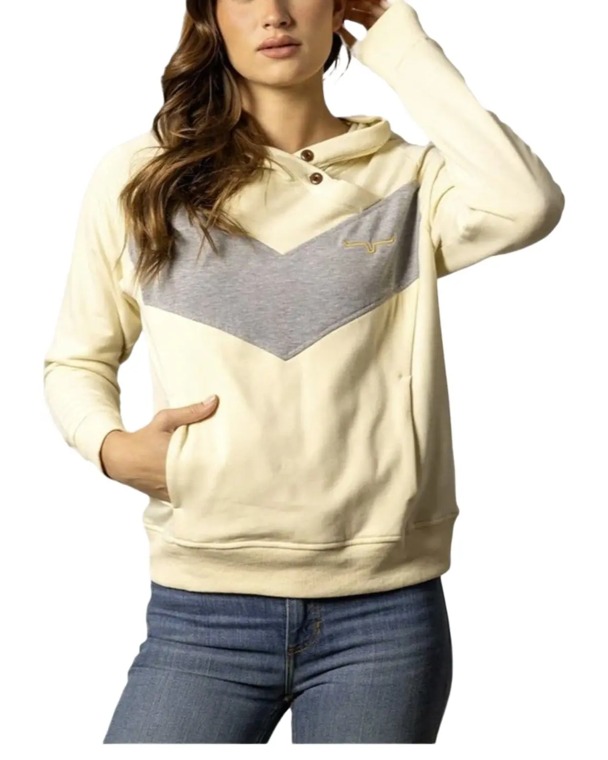 Kimes Ranch Women's Women'S Stella Crisscross Button Hoodie - Who0000042