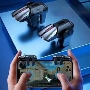 2025 NEW Smartphone Gaming Controller for Christmas Gift, Mobile Phone Game Trigger, Gamepad Joystick Shooting Game Auxiliary Controller, Smartphone Game Console Aiming Shooting, Mobile Phone Accessories for IPhone & Android,Pubg Button, Men Gadgets