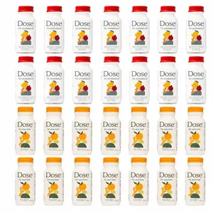 DOSE Wellness Shot Variety Pack 4 Pack, 2 fl oz Each, Cholesterol Support & Liver Detox Shots with Ginger, Turmeric & Lemon, Supports Heart Health, Liver Cleanse, Digestive Health, Cold Pressed Daily Wellness Drink, Natural Energy Boost