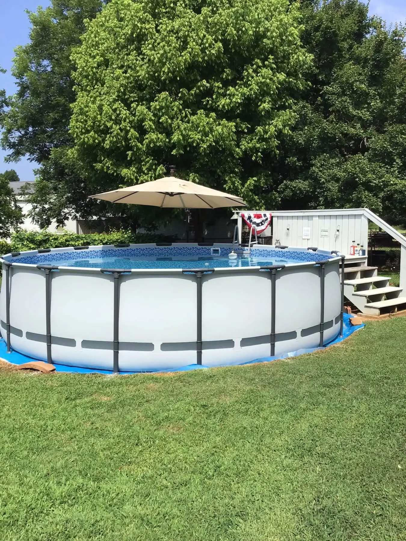 15" × 48" Bestway Above Ground Pool Round Frame Pool