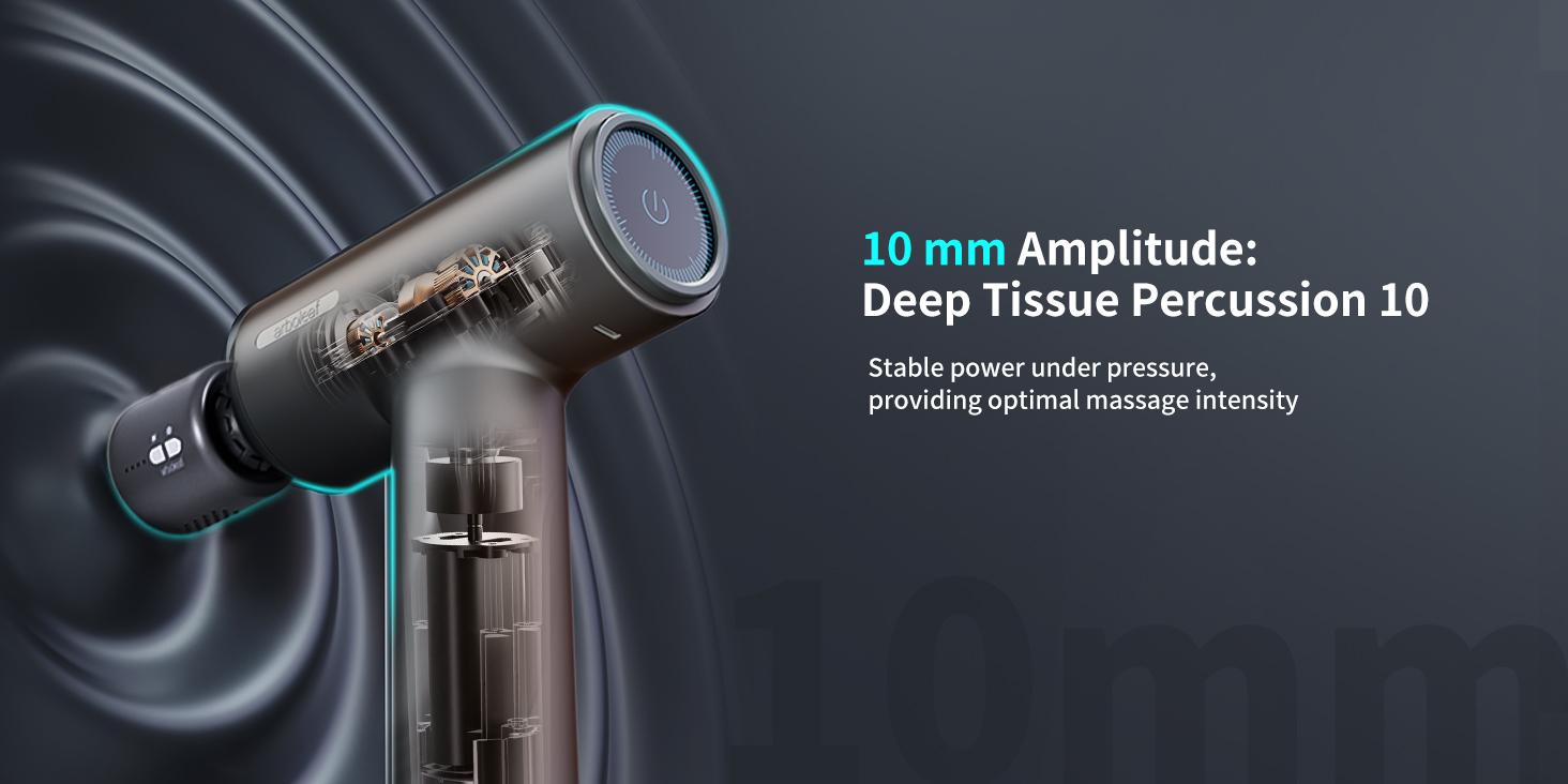 arboleaf Thermacool Massage Gun with Heat and Cold, 6 Speeds Muscle Massage Gun Deep Tissue with Case, Powerful Percussion Massager for Home Gym Office Muscle Back Pain Relief, Gift