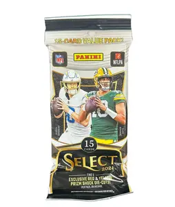 2024 Panini Select Football Fat Pack - 12 Packs per Box / 15 Cards per Pack - Ripped and Shipped