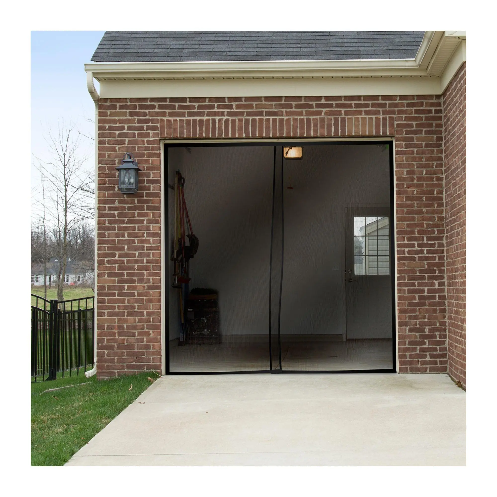 Nature Spring One Car Garage Screen Nature Spring One Car Garage Screen