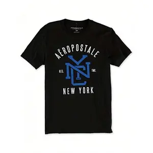 [Aeropostale NYC Tee] Aeropostale Men's NYC Graphic T-Shirt |   Casual Short Sleeve Cotton Tee For Casual Attire, Parties & Outdoor Activities, Comfortable Daily Wear |   Casual Crew Neck |   Smooth Texture Fabric