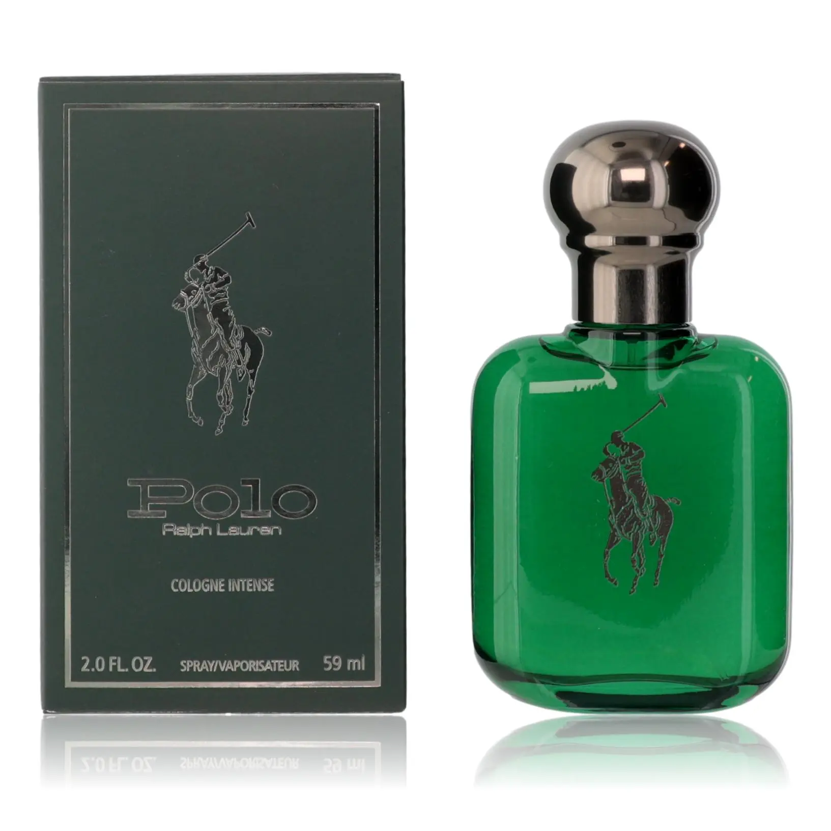 Ralph Lauren Polo Green Intense Men's Cologne Spray - 2 fl oz, Bold Aroma, Distinctive Scent, Iconic Logo Design