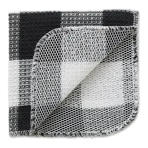 Design Imports Set of 6 Buffalo Check Scrubbershcloths