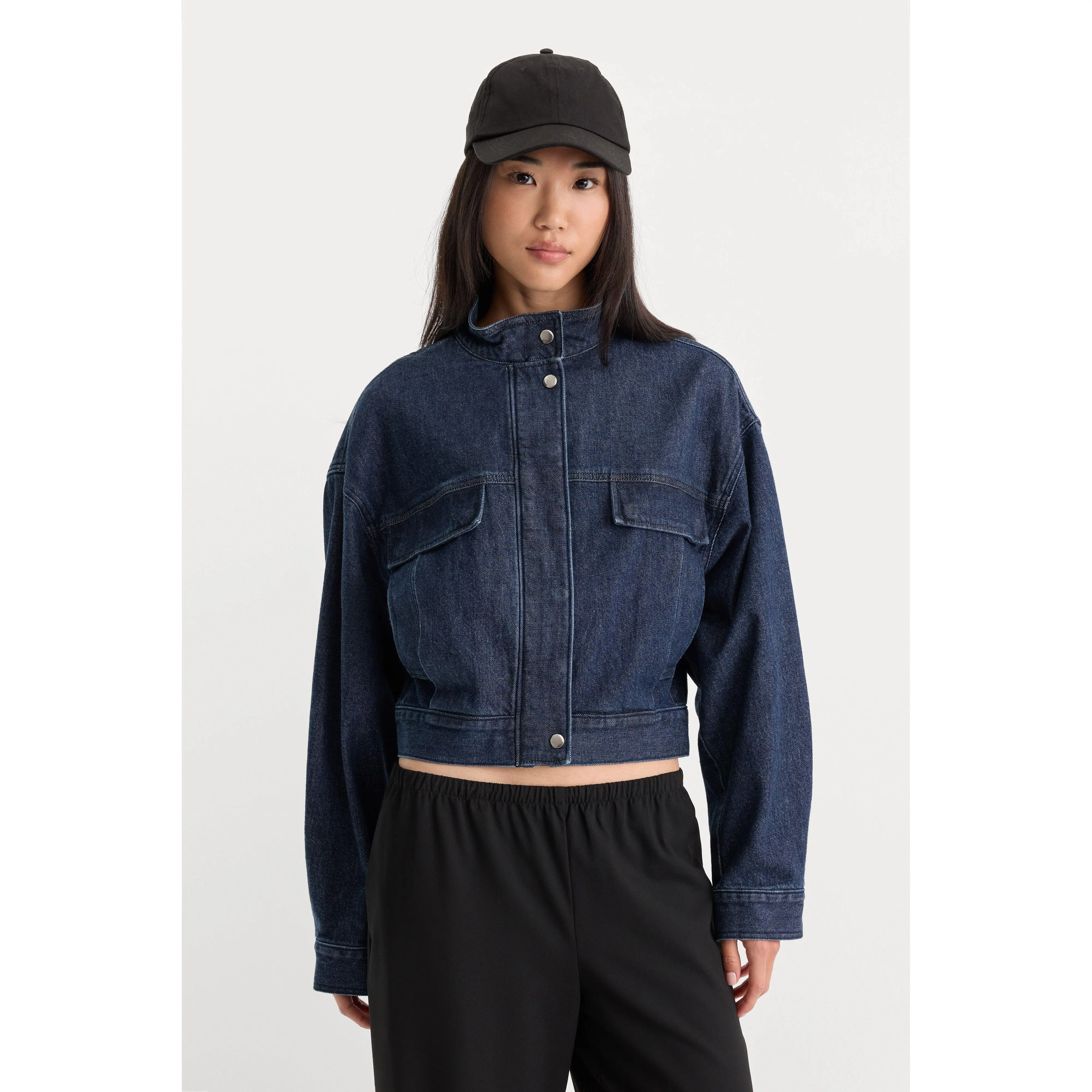 THE DENIM BOMBER JACKET | QUIRKY