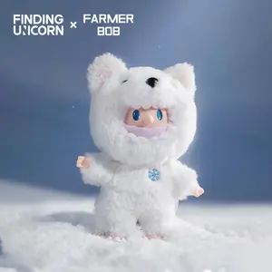 [FINDING UNICORN] FARMER BOB FURRY SNOW PUPPY BOB Cute Figures Desktop Ornament Collectible Toys Birthday Gifts Christmas Gift Plush ToysHT8F9HDDW2