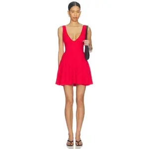 Free People Can't Help It Mini Dress in High Risk Pepper