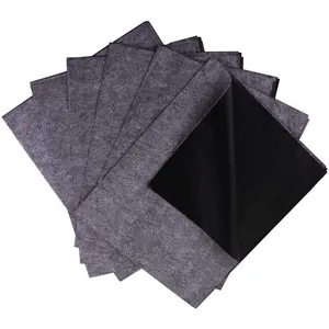 Large Graphite Transfer Paper for , Paper, Canvas (20 x  Inch, 6 Pack) Tracing Carbon Paper (Black)