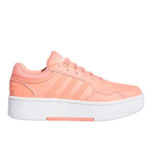 adidas Womens Hoops 3.0 Bold Platform Lace Up Sneakers Shoes Casual - Pink adidas Womens Hoops 3.0 Bold Platform Lace Up Sneakers Shoes Casual - Pink