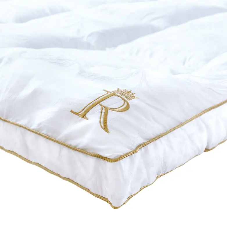 Royal Therapy Mattress Topper Mattress Pad - 8-23 Inches Deep Pocket, 400 TC Cotton Plush Thick Mattress Cover