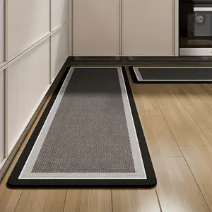 A Washable Kitchen Mat That Is Suitable for Home Kitchens And Living Room Decor, Featuring a Non-Slip Design And Absorbent Properties