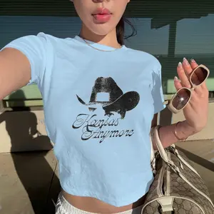 Kansas Anymore Role Model Baby Tee - Role Model Gift, Funny Tucker Pillsbury Shirt, 90s Trendy Y2K Crop Top, Music Lover Concert Shirt